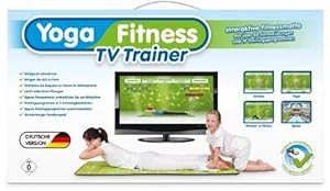 Yoga & Fitness TV Trainer. Interaktive Fitnessmatte mit über 40 Fitnessübungen und 19 Trainingpro...