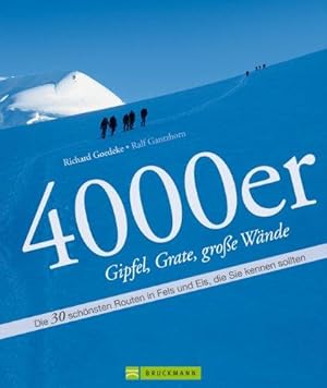 4000er Gipfel, Grate, große Wände. Die 30 schönsten Routen in Fels und Eis - Gipfel und große Wän...