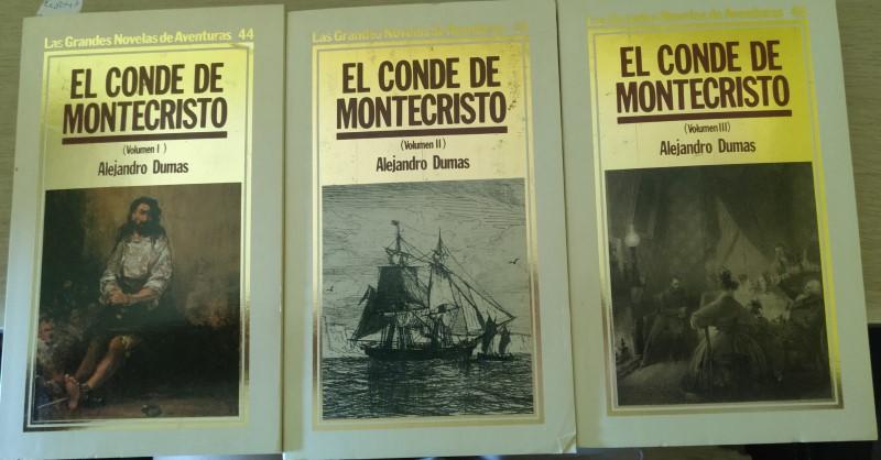 CONDE DE MONTECRISTO. 3 TOMOS; OBRA COMPLETA. - DUMAS, Alejandro.