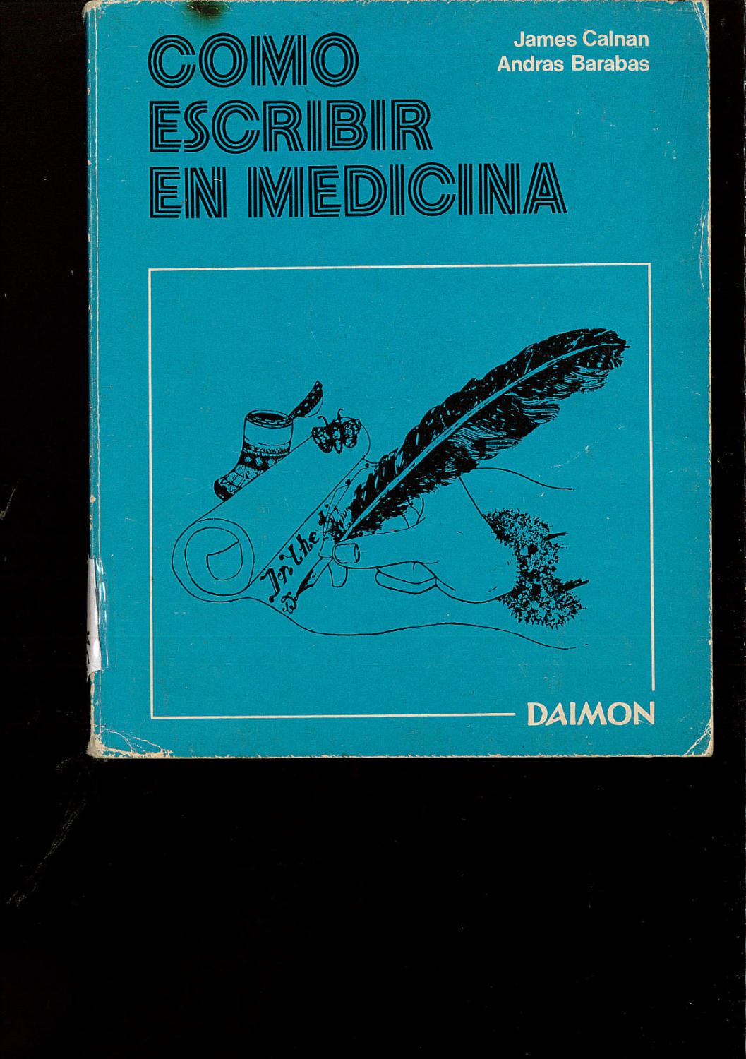 Como escribir en medicina - Carrillo Martos, Juan Luis