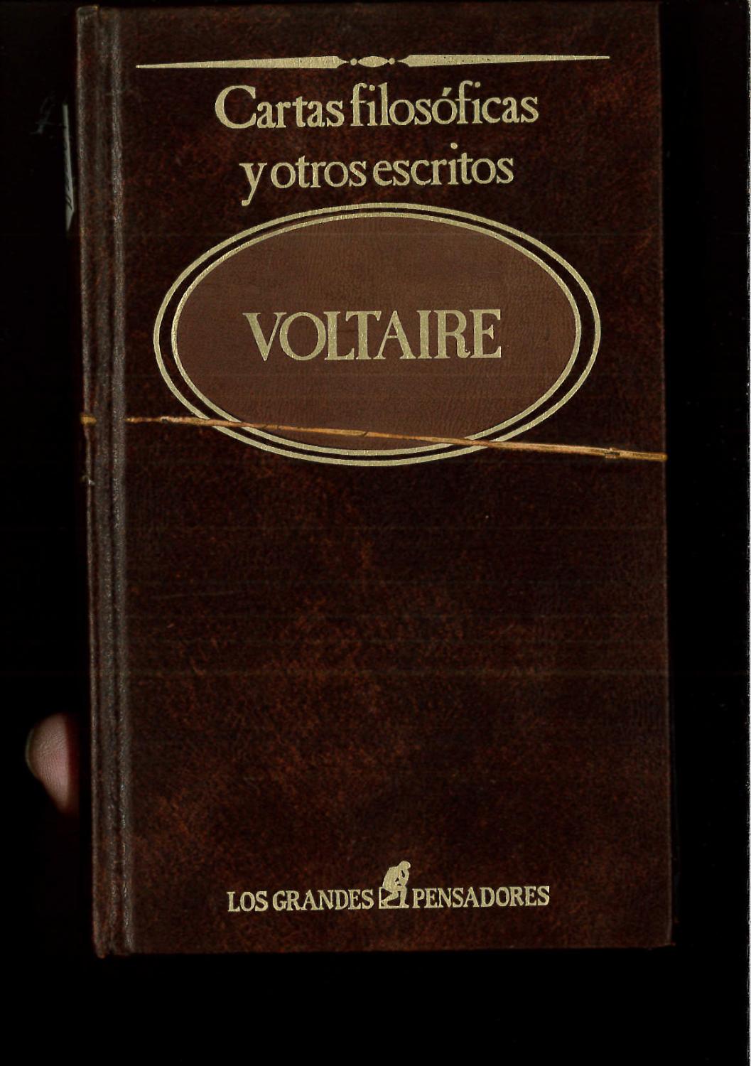 CARTAS FILOSOFICAS Y OTROS ESCRITOS - VOLTAIRE