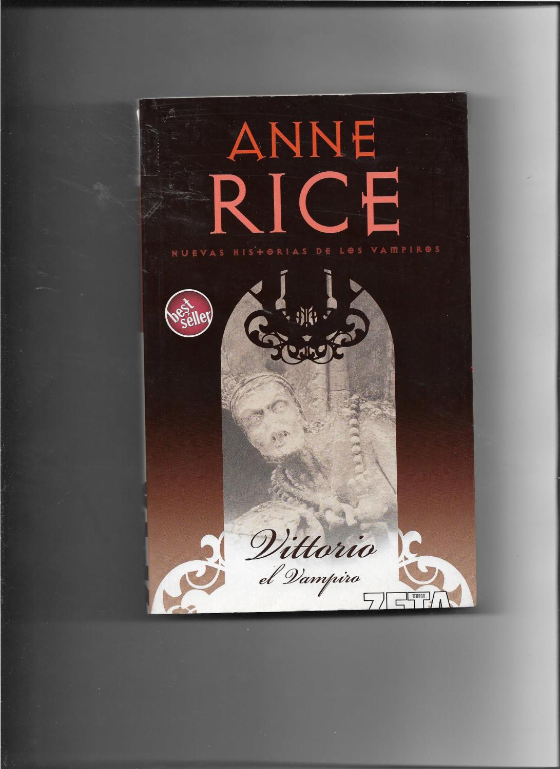 VITTORIO EL VAMPIRO (BEST SELLER ZETA BOLSILLO) - Rice, Anne