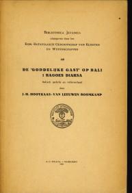 De 'goddelijke gast' op Bali. I bagoed diarsa. Balisch gedicht en volksverhaal