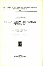 L'immigration en France depuis 1945