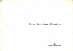 The Manufacture's Book of Timepieces - 2002/2003 edition