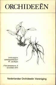 Orchideeën. 37ste Jaargang no 6, nov. 1975