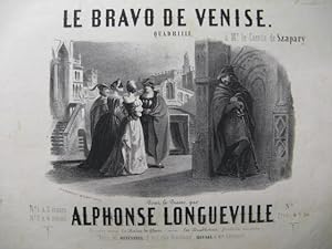 LONGUEVILLE Alphonse Le Bravo de Venise Piano ca1850