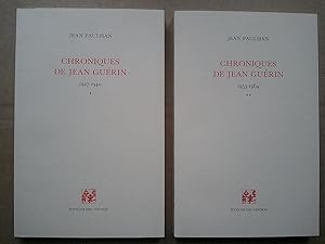 Chroniques de Jean Guérin 1927-1940 / 1953-1964 [ 2 Volumes sous Etui ]