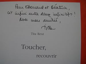 Toucher, Recouvrir [ ENVOI de l' Auteur ]