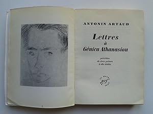 Lettres à Génica Athanasiou [ Exemplaire sur Pur Fil ]