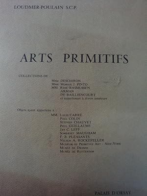 Catalogue de la vente publique d'arts primitifs organisée au Palais d'Orsay le 8 Juin 1978 petit in-4,relié,326 références d'art précolombien,océanien,africain. Les objets provenaient des collections de Mmes Chiro