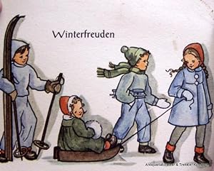 Kinderlieder. Stuttgart, Vlg. "Junge Gemeinde", 1949. Durchgehend farbig illustriert von Elisabet...