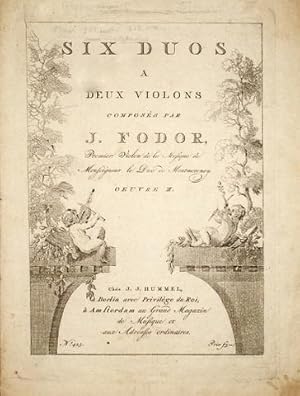 Six duos à deux violons. Oeuvre II