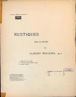 Rustiques pour le piano (Op. 5). En recueil