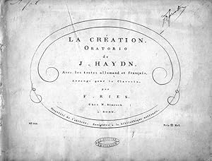 [Hob. XXI: 2] La création. Oratorio de J. Haydn. Avec les textes allemand et français, arrangé po...