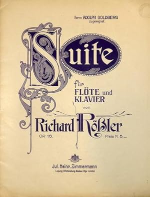 Suite für Flöte und Klavier. Op. 16