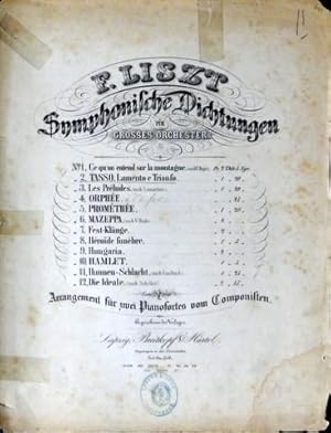 [R 316] Symphonische Dichtungen für grosses Orchester. No. 2. Tasso. Arrangement für zwei Pianofo...