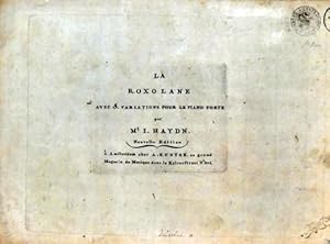 [Hob I: 63] La Roxolane avec 5 variations pour le piano forte. Nouvelle edition.
