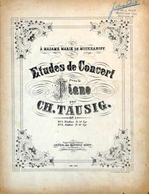 Etudes de concert pour le piano. op. 1. No. 2. As dur