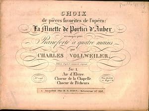 Choix de pièces favorites de l'opéra: La muette de Portici d'Auber, arrangées pour pianoforte à q...