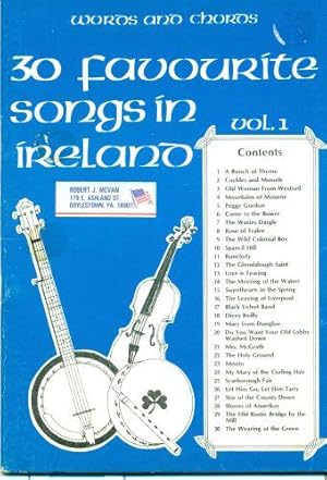 30 Favourite Songs in Ireland. Vol.1