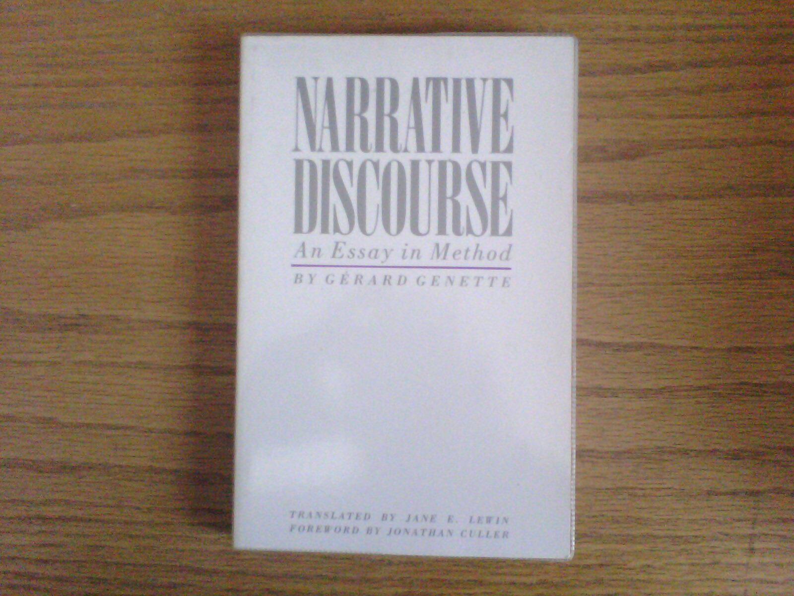 Genette narrative discourse an essay in method