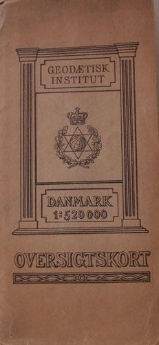DANMARK Scala 1:520.000