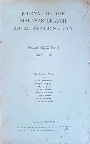 Journal Volume XXIX Part 1 - 1956