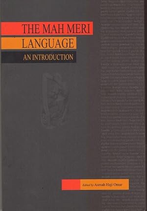 The Mah Meri Language: An Introduction