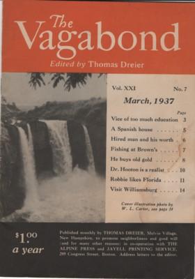 The Vagabond, Vol. XXI, No. 7, March, 1937