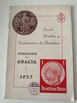 Círculo Filatélico y Numismático de Barcelona, Delegación de Gracia : 1957