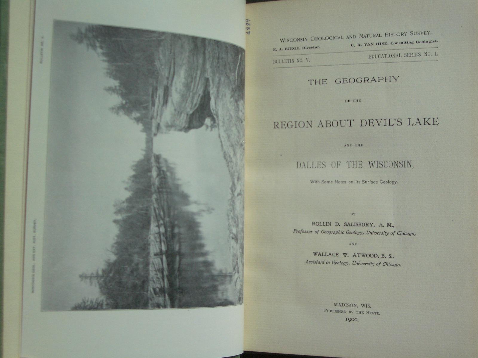 The Geography of the Region About Devils Lake and the Dalles of the Wisconsin