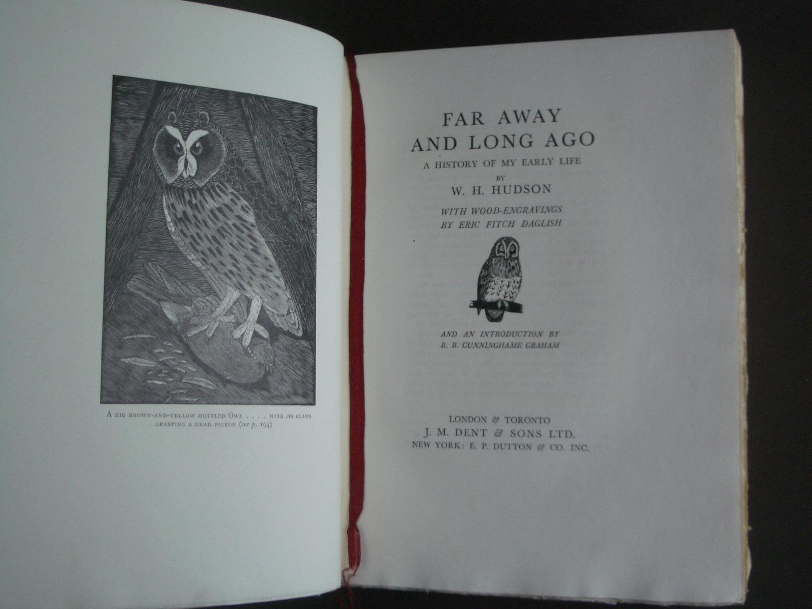 Far Away And Long Ago A History Of My Early Life By Hudson - 