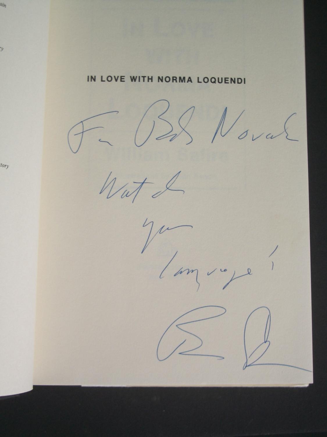 In Love with Norma Loquendi