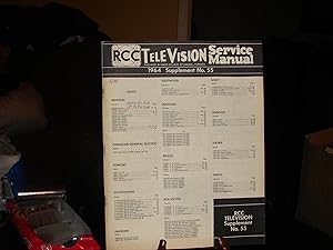 RCC TELEVISION SERVICE MANUAL 1964 SUPPLEMENT No. 55