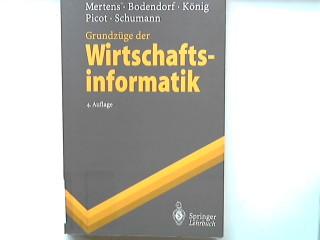 Grundz GE Der Wirtschaftsinformatik (Springer-Lehrbuch)