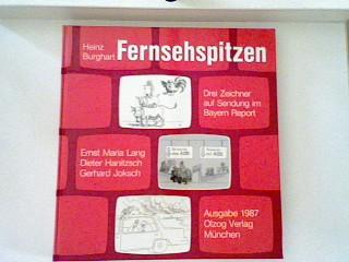 Fernsehspitzen. Ausgabe 1987. Drei Zeichner auf Sendung im Bayern- Report