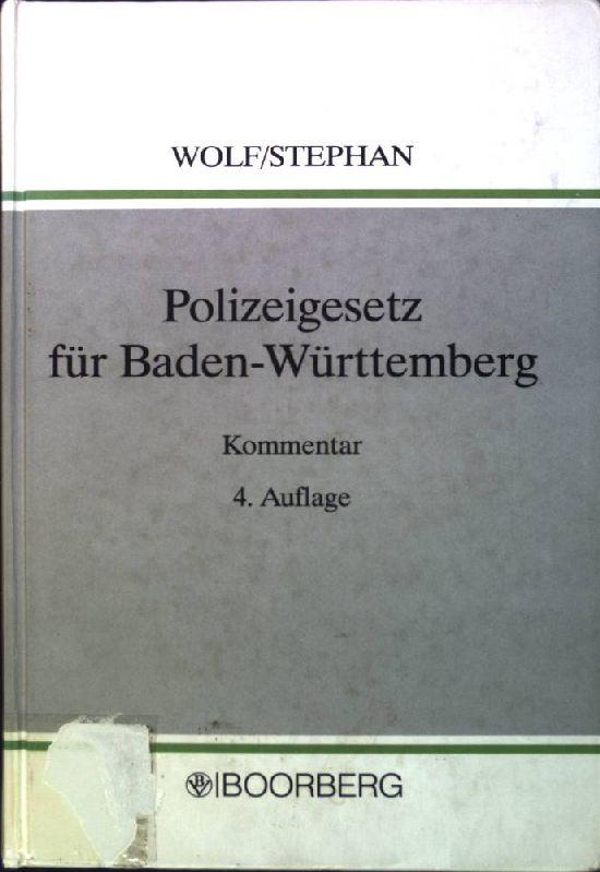 Polizeigesetz für Baden-Württemberg, Kommentar