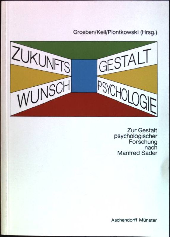 Zukunfts - Gestalt - Wunsch - Psychologie: Zur Gestalt psychologischer Forschung nach Manfred Sader