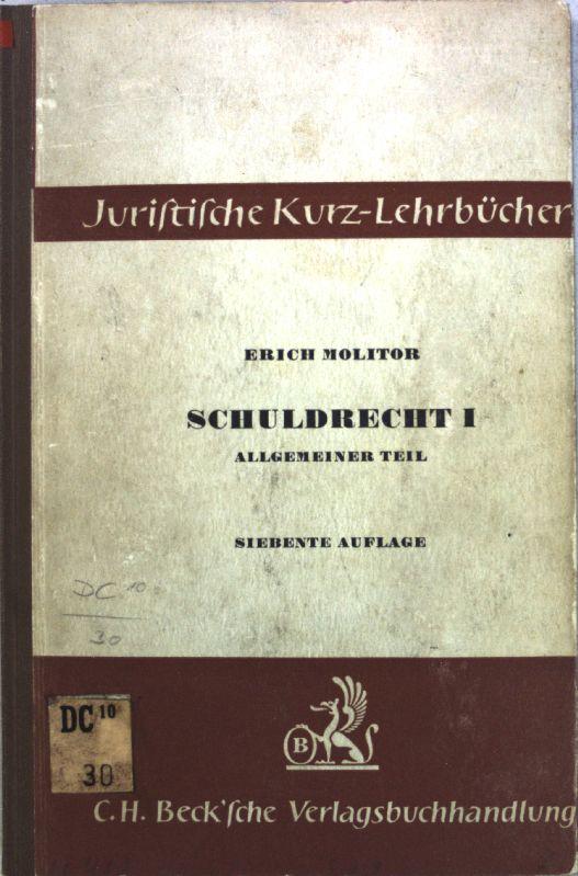 Schuldrecht Allgemeiner Teil Ein Studienbuch