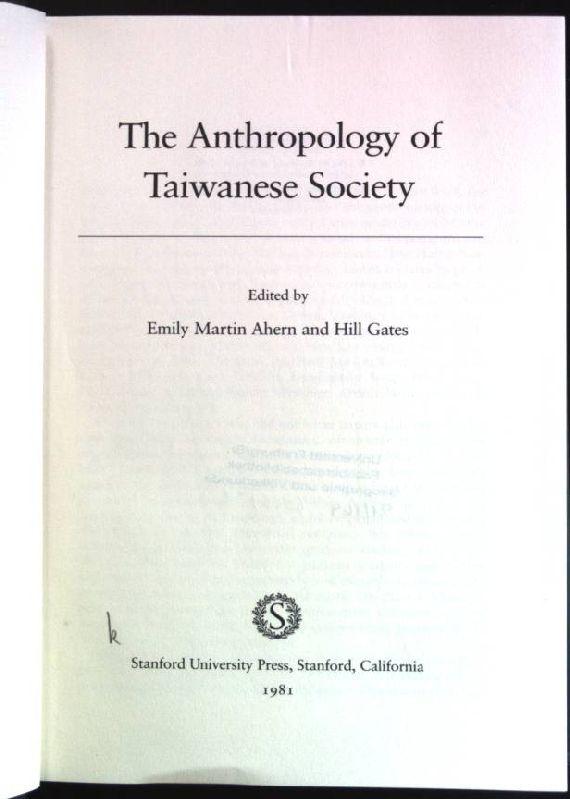 The Anthropology of Taiwanese Society