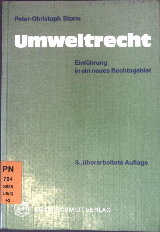 Umweltrecht. Einführung