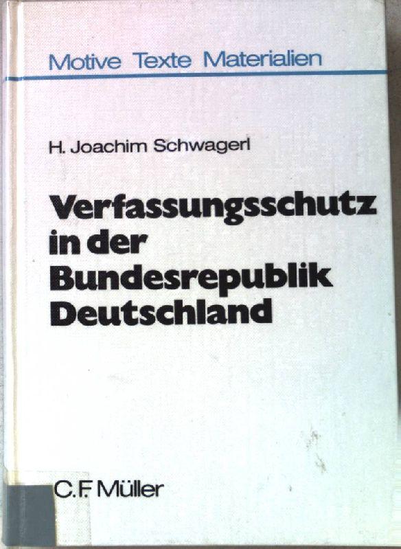 Verfassungsschutz in der Bundesrepublik Deutschland