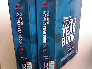 The Europa World Year Book 2012 (2 Volume Set) - Vol. I: International Organizations/ Afghanistan - Jordan/ Vol. II: Kazakhstan - Zimbabwe.
