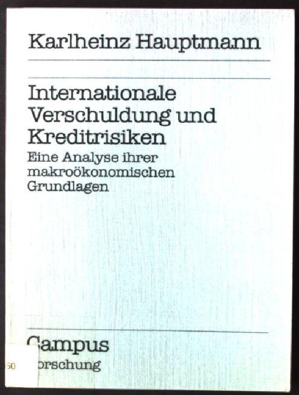 Internationale Verschuldung Und Kreditrisiken: Eine Analyse Ihrer Makroökonomischen Grundlagen (Campus Forschung)