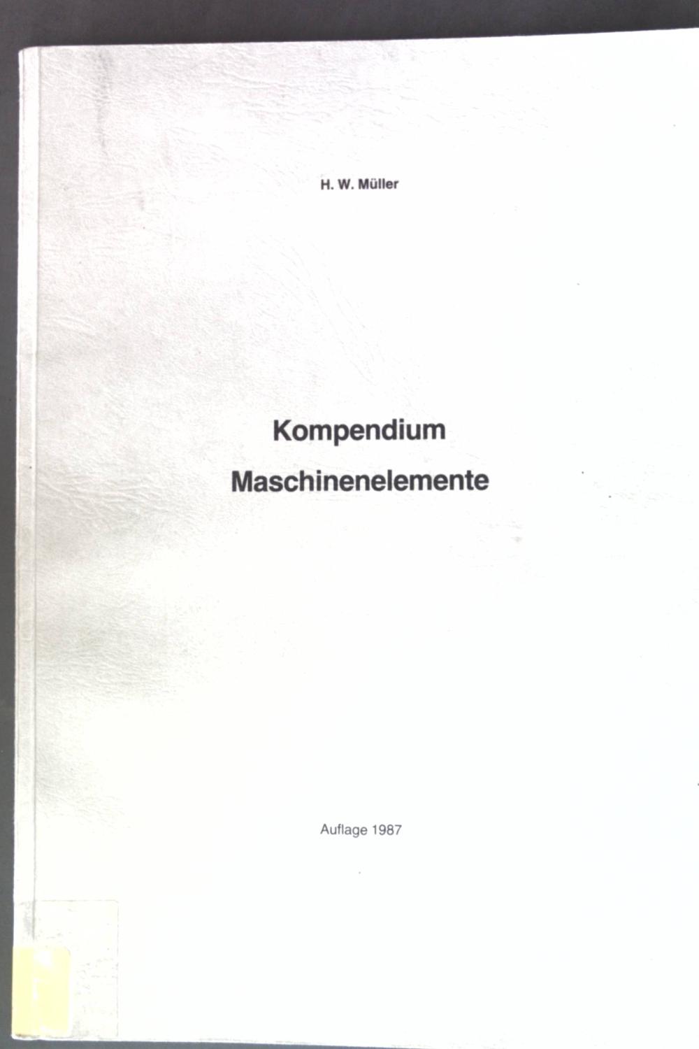 Kompendium Maschinenelemente