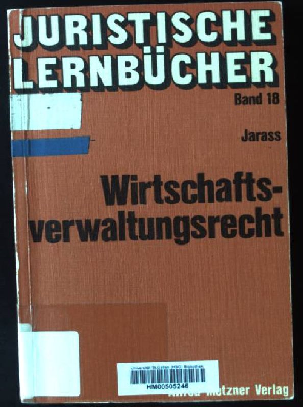 Wirtschaftsverwaltungsrecht