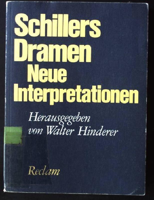Interpretationen Schillers Dramen Zvab