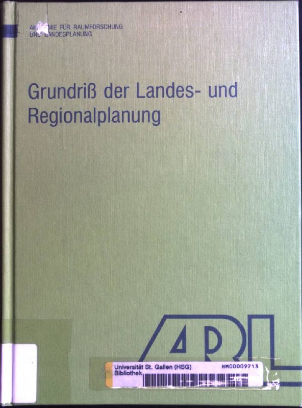 Grundriss der Landes- und Regionalplanung