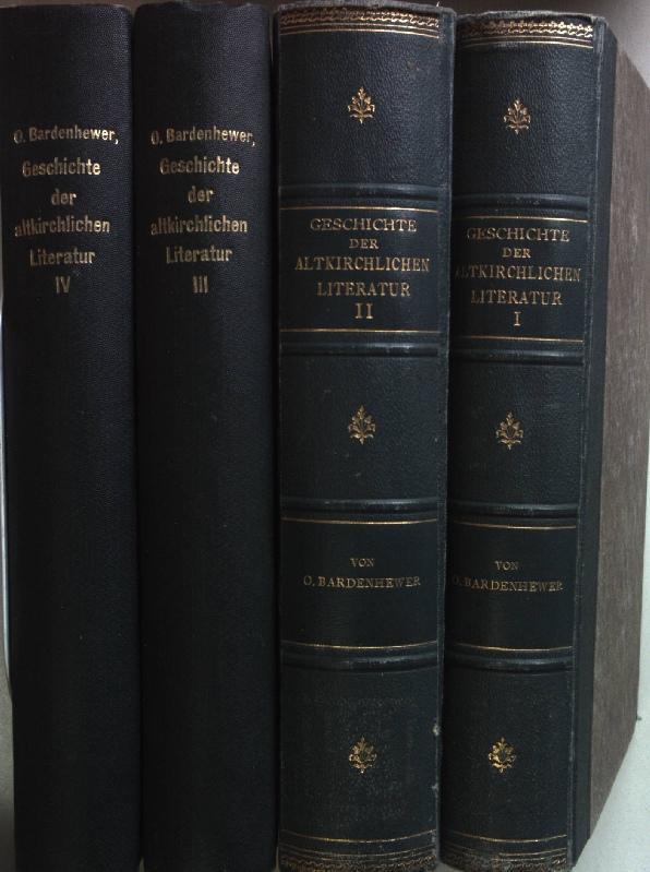Geschichte der altkirchlichen Literatur. 5 Bände (komplett).